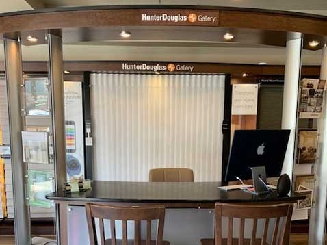 Consultation desk in the showroom