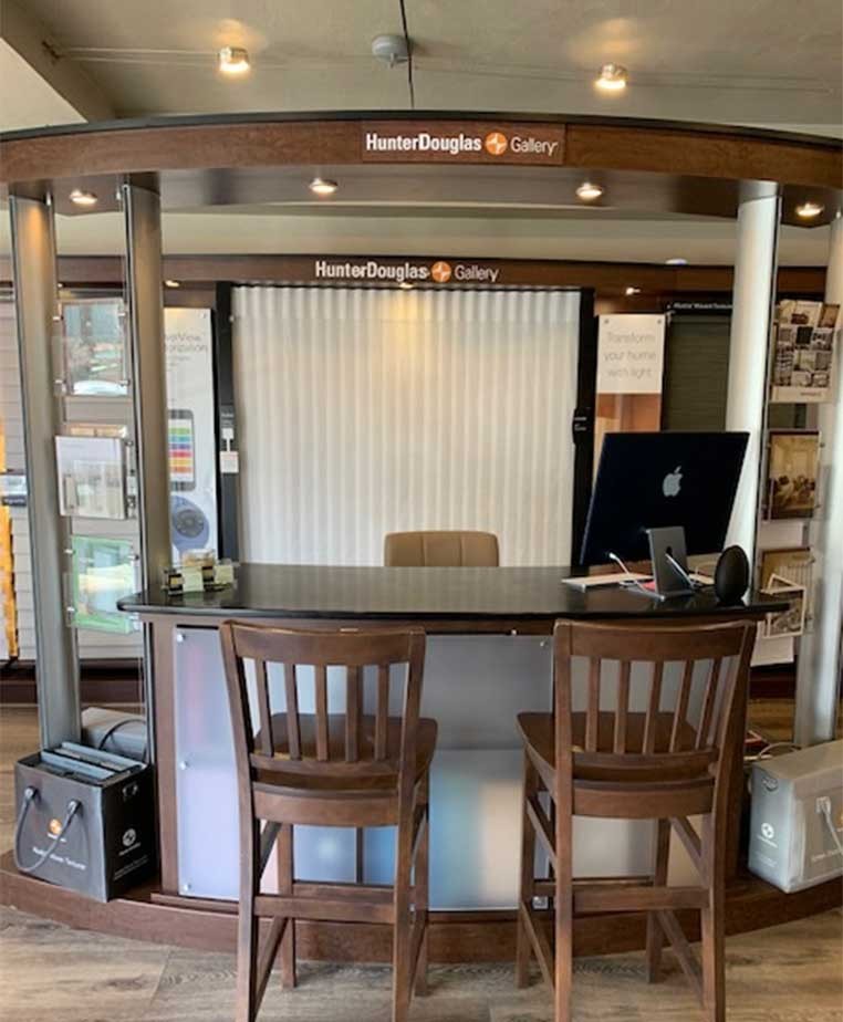 Consultation desk in the showroom